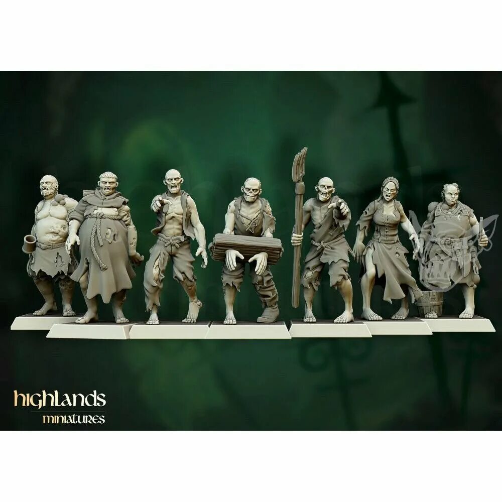 Buy miniatures. Миниатюры зомби. highlands miniatures. highlands miniatures transylvania. undead miniatures buy.