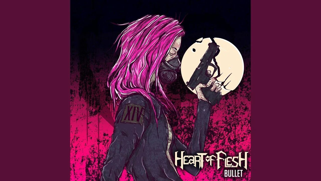 Bullet heart. Bulletproof heart. punk heart.