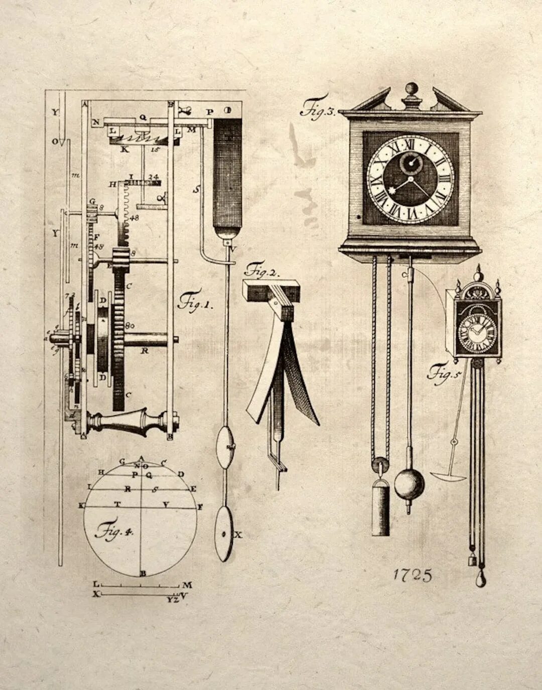 Маятниковые часы Гюйгенса схема. Механизм настенных часов Ленцкирх с маятником.