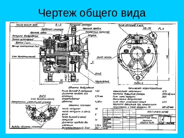 Чертежи виды основный