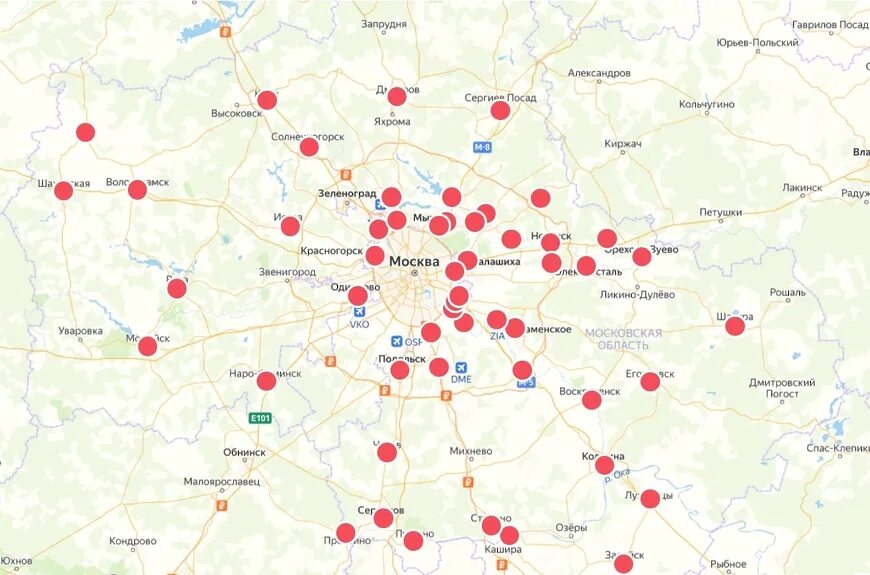 Подмосковье появились. Мой бизнес в Подмосковье центр.