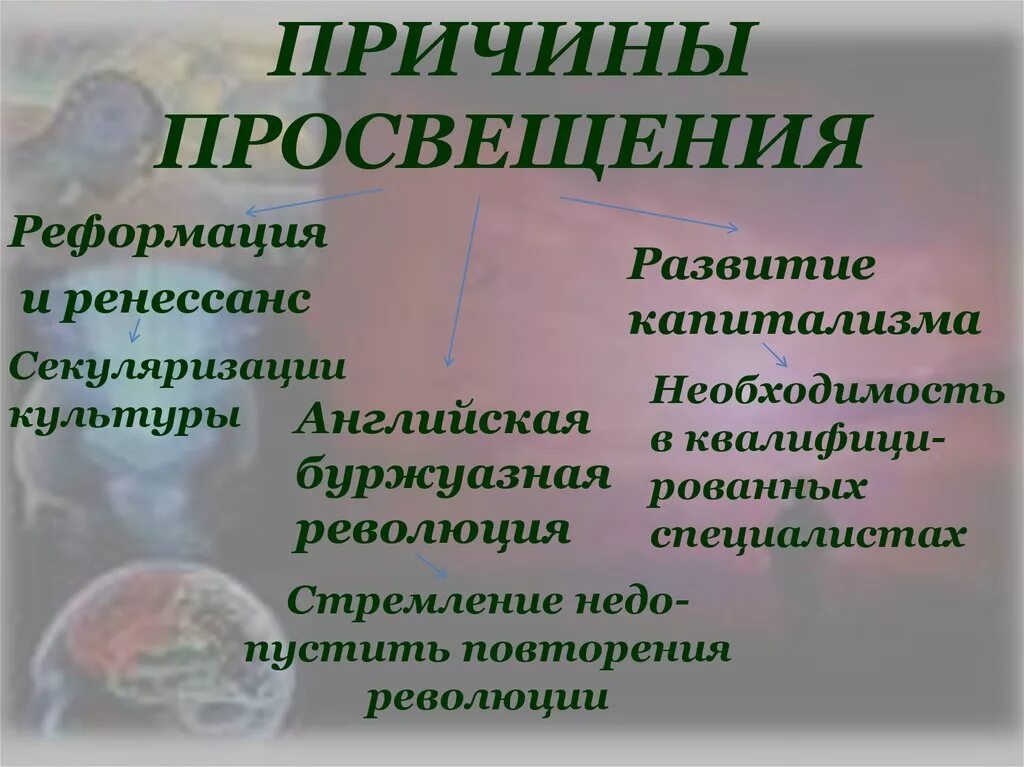 Век просвещения почему. Причины Просвещения. Причины века Просвещения. Причины эпохи Просвещения. Причины возникновения эпохи Просвещения.