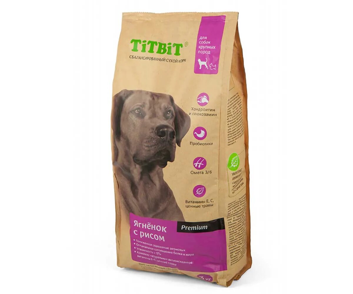 Корм для крупных собак рейтинг. Корм для собак TITBIT (13 кг) для собак крупных пород ягненок с рисом. Корм для собак TITBIT (3 кг) для собак крупных пород ягненок с рисом. Корм для собак с ягненком с рисом Титбит. Сухой корм для щенков средних пород Титбит.