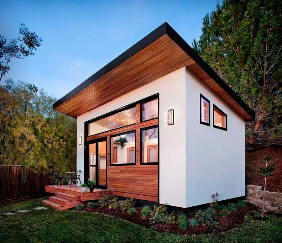 Как сделать дом жилым. Тини хаус экстерьер. минидом &quot;бригитта&quot;. tiny house с односкатной крышей. тини хаус с односкатной крышей.