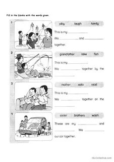 Primary 1 english worksheets