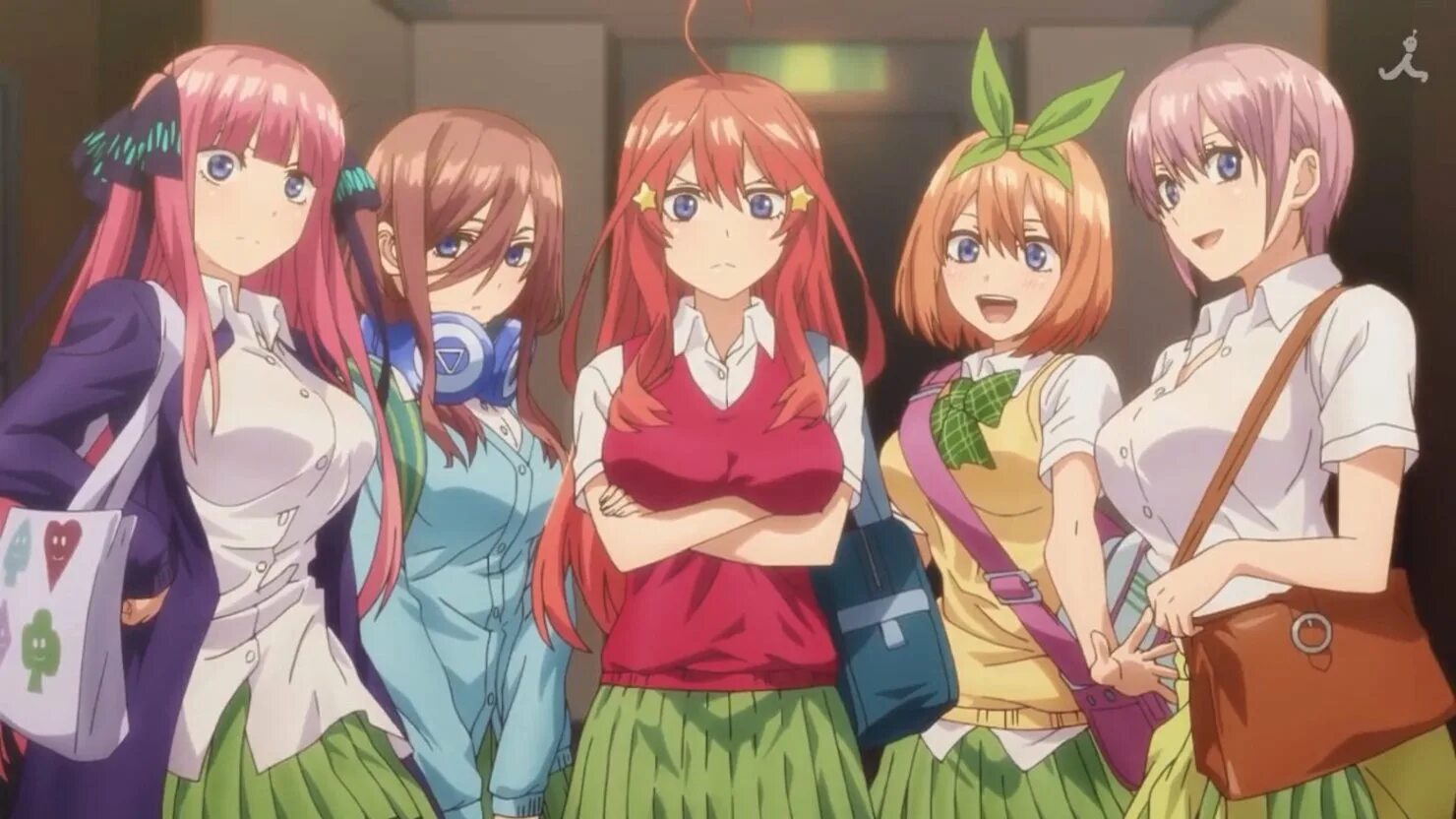 Пять невест 3. Пять невест / gotoubun no hanayome. the quintessential quintuplets аниме. go-toubun no hanayome аниме. пять невест аниме гарем.