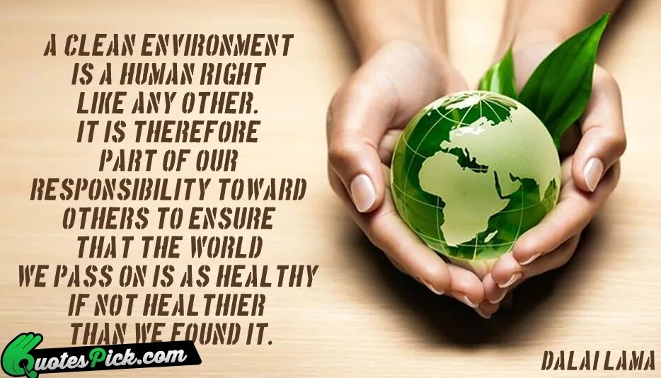 Environmental Human rights. About environment. Sayings about environment. Quotes about environment.