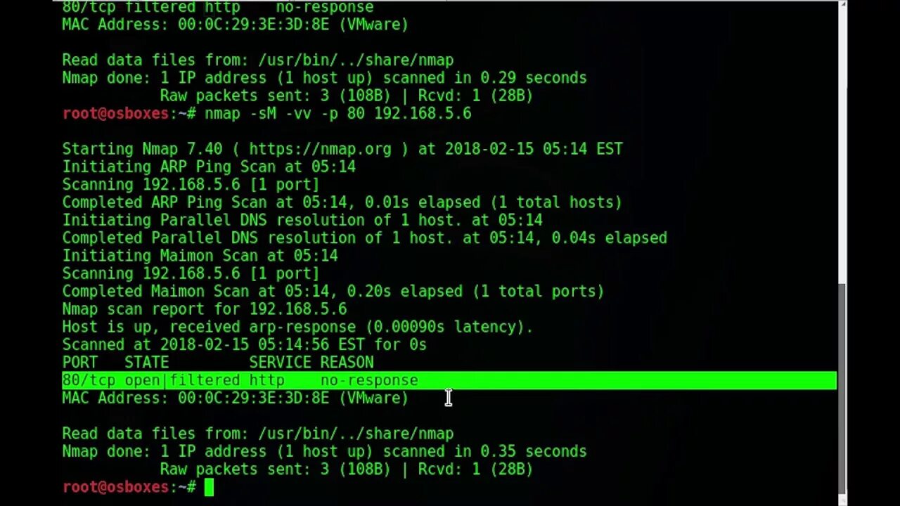 Host scanning