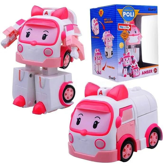 Эмбер трансформер 10см 83172 Poli. Трансформер Silverlit Robocar Poli Эмбер 10 см. Игрушки Робокар Поли Эмбер. Игрушка Эмбер трансформер Робокар Поли. Игрушка поли купить