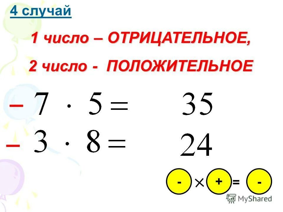 1 3 это положительное число. Пусть а положительное число сравнить -а и -а.