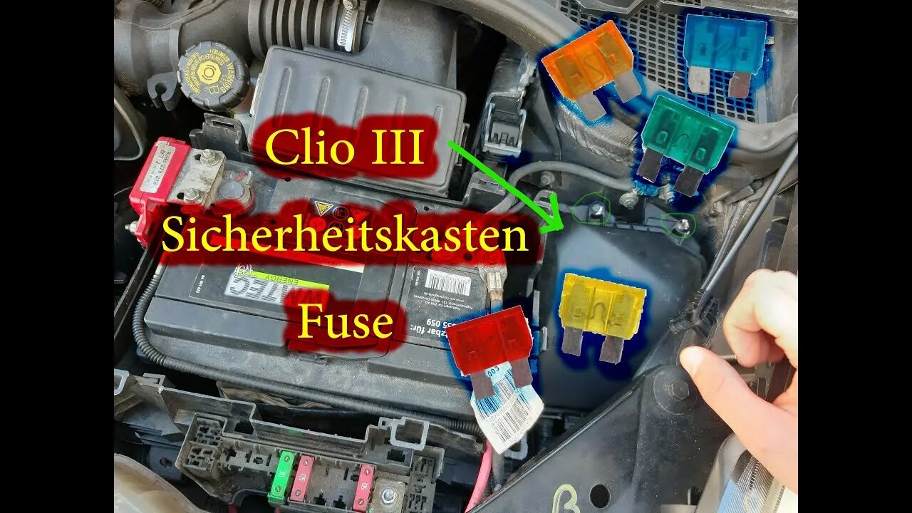 Renault clio iii горит предохранитель f 22 Перестал работать уровень топлива и глючил щиток приборов лечим! Renault Clio