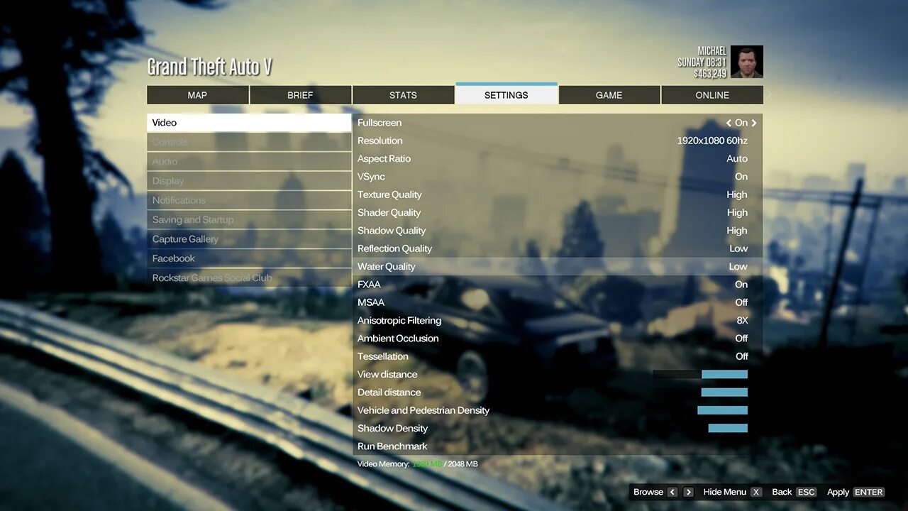 Установить максимальное качество. Скрин настроек ГТА 5. Меню настроек ГТА 5. GTA V меню. Главное меню ГТА 5.