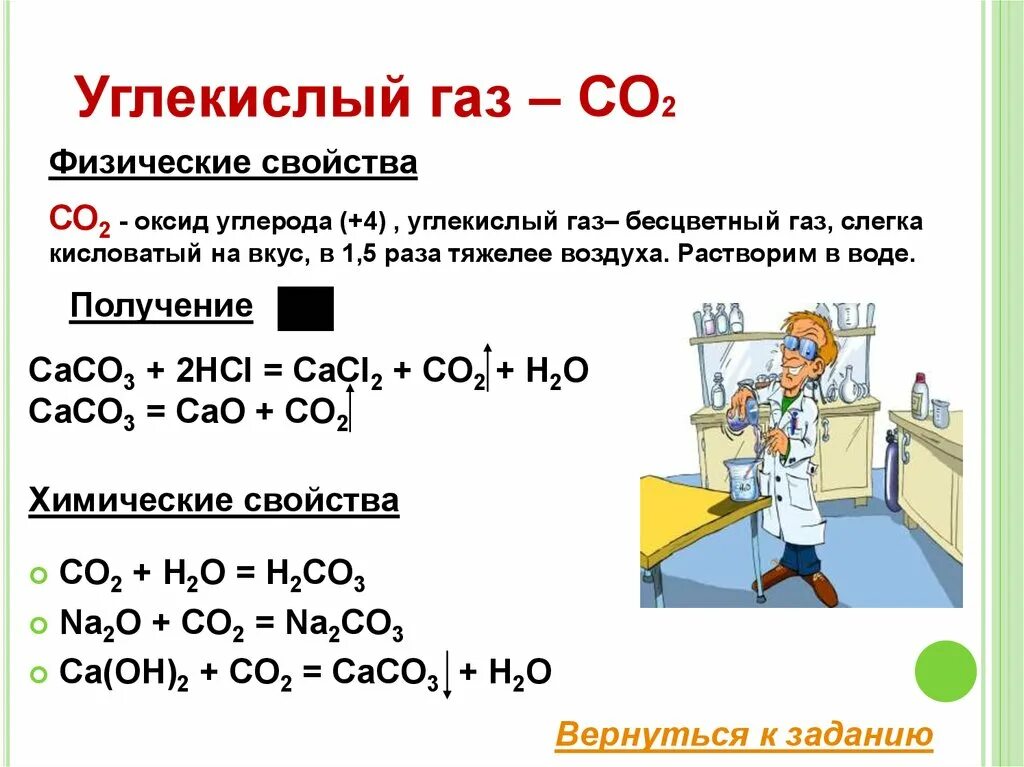 Реакция получения оксида углерода iv. Химические свойства оксида углерода углекислого газа. Химические свойства углерода 2. Химические свойства углекислого газа co2. Со2 углекислый ГАЗ характеристики.