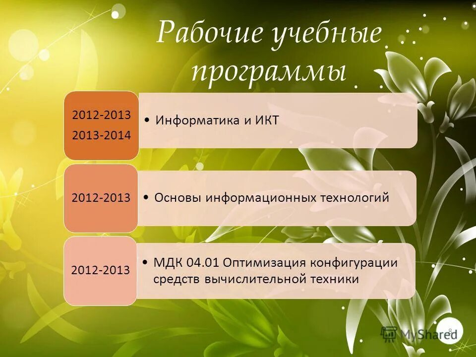 Рабочая программа информатика спо. Рабочая программа информатика спо