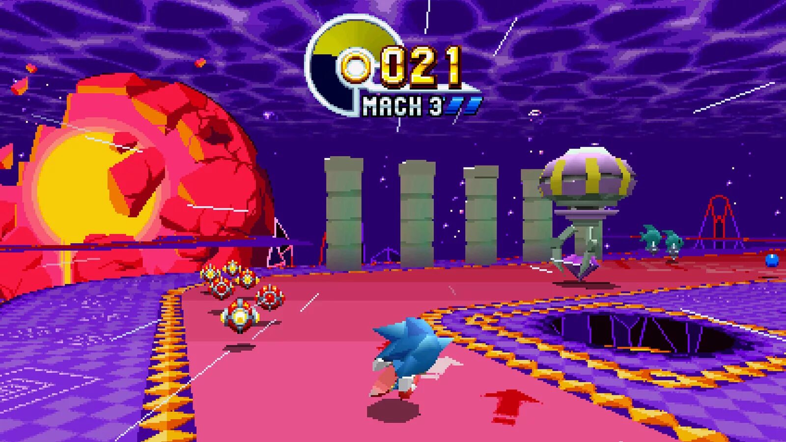 Соник Мания игра. Игра Sonic Mania Plus. Сега Соник Мания. Sonic 2 Special Stage Sega. Играть в соник манию