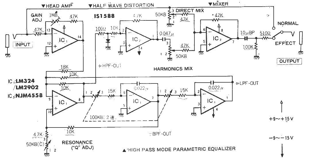 Two way power. Схема печатной платы гитарной педали. Эквалайзер педаль для гитары схема. Параметрический эквалайзер схема. Педаль эквалайзер для электрогитары схема.