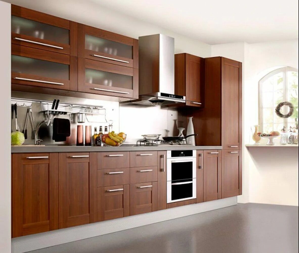 Кухни какие модели. Кухонные гарнитуры. Кухни прямые. Кухонный гарнитур коричневый. Кухонный гарнитур прямой.