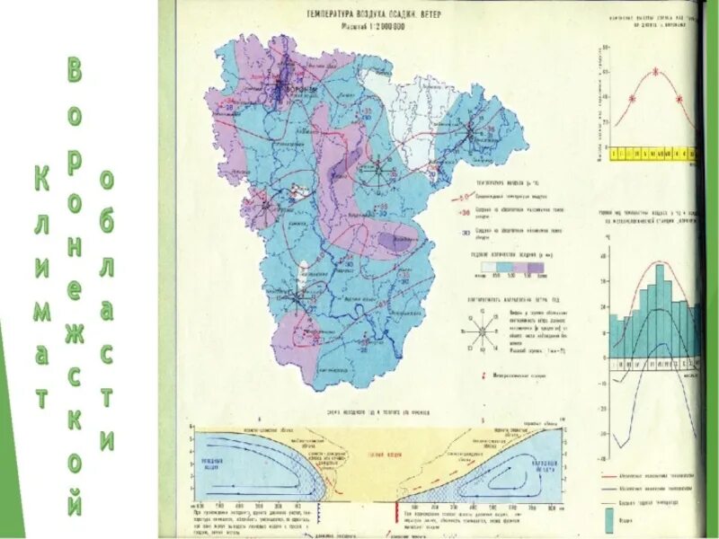 Климатическая карта Воронежской области. Климат Воронежской области карта. Климатическая карта Воронежской области по районам. Климатическая зона Воронежской области.