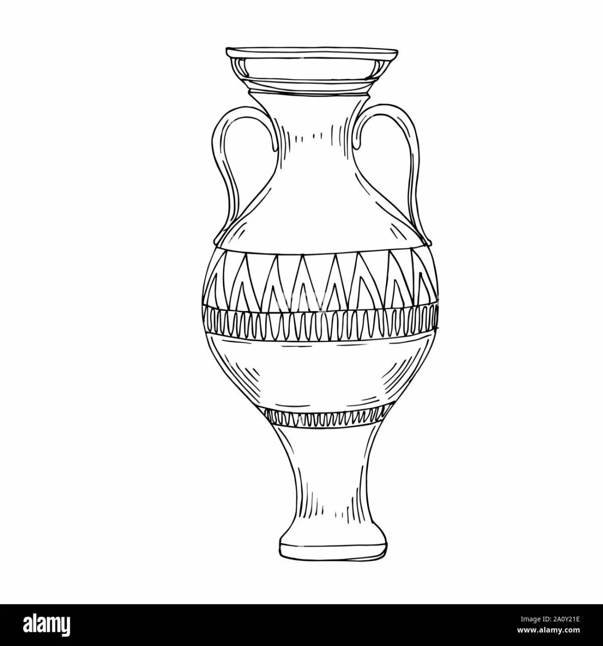 Рисунок Амфоры древней Греции карандашом. Древнегреческая ваза рисунок Амфора. Амфора ваза древней Греции карандашом. Амфоры древней Греции раскраска. Ваза карандашом легко