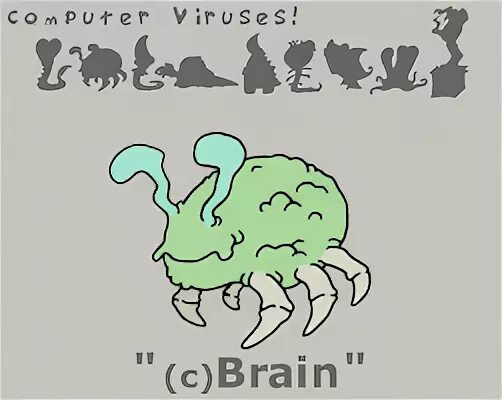 Дата первой эпидемии вызванной вирусом brain. Вирус brain. компьютерный вирус брейн. вирус брайан 1986. вирус brain фото.