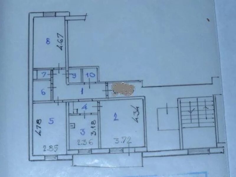 3 комнатные улан удэ. Планировка 135 б.