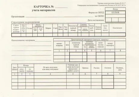 Форма 17