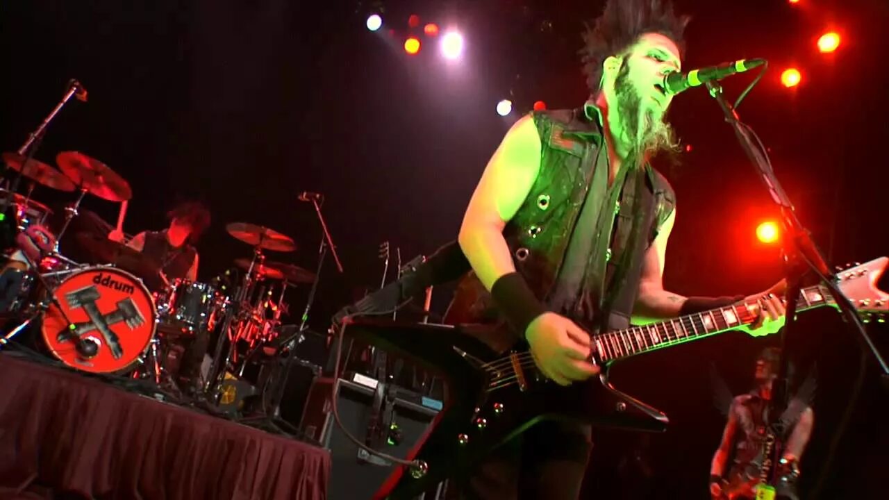 Jam wayne no problems. Dean Guitars static x. Гитара Уэйна статика. Wayne static Dean. Static x Guitar.