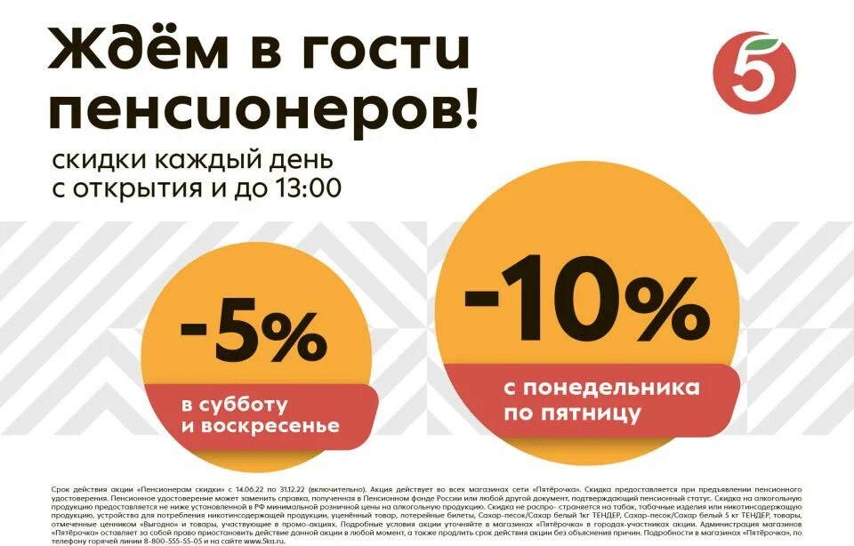 Плакат скидка пенсионерам. Скидка пенсионерам в магазине. Акция скидка пенсионерам. Пятерочка скидка пенсионерам 10. Скидка пенсионерам в пятерочке часы.