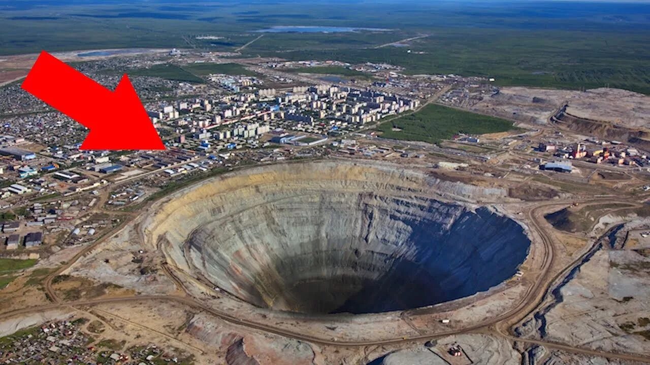 Alrosa's Mirny mine - The Mir mine, also called the Mirny mine, is a former open