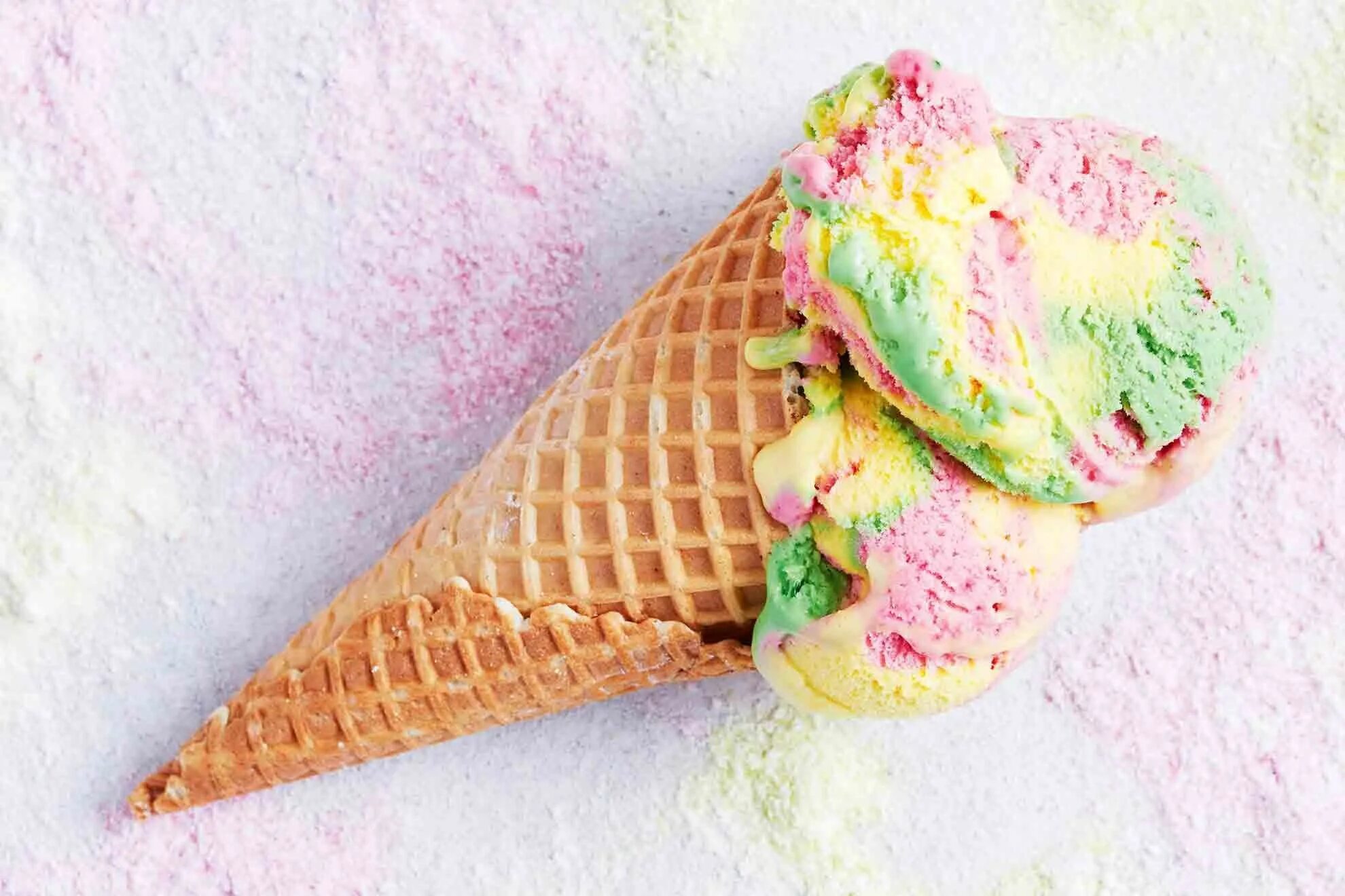 I ice cream yesterday
