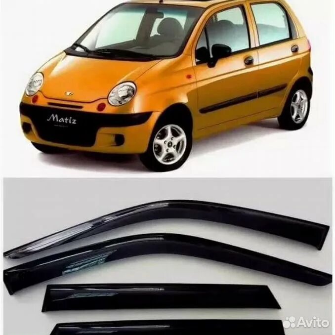 Дефлекторы окон anv-air для kia rio. 8. Дефлекторы матиз. V0056 cobra tuning. Дефлекторы матиз.