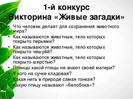 Викторина окружающий мир 1 класс с ответами презентация