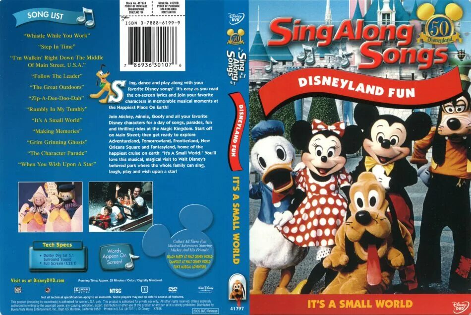 Sing along текст. Sing Disney. Disneyland fun. Big fun 1 DVD. DVD Диснейленд игра.