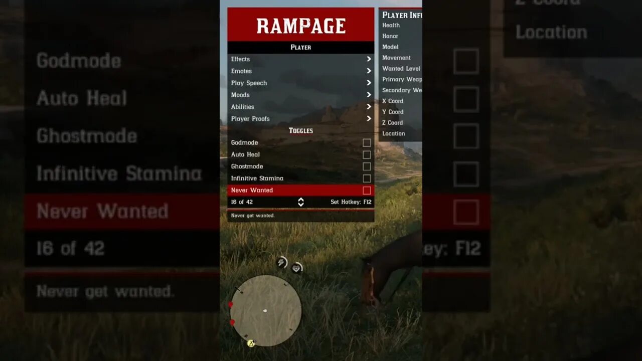Rampage для rdr 2 что это. Rampage rdr 2. rdr 2 трейнер. rampage трейнер для рдр 2. как установить трейнер.