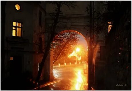 А за окном фонари проклятый дождь