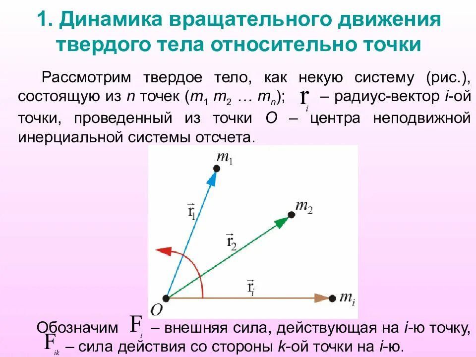 Динамика вращательного движения твердого тела формулы. Динамика вращательного движения твердого тела. динамика вращательного движения задачи с решениями.