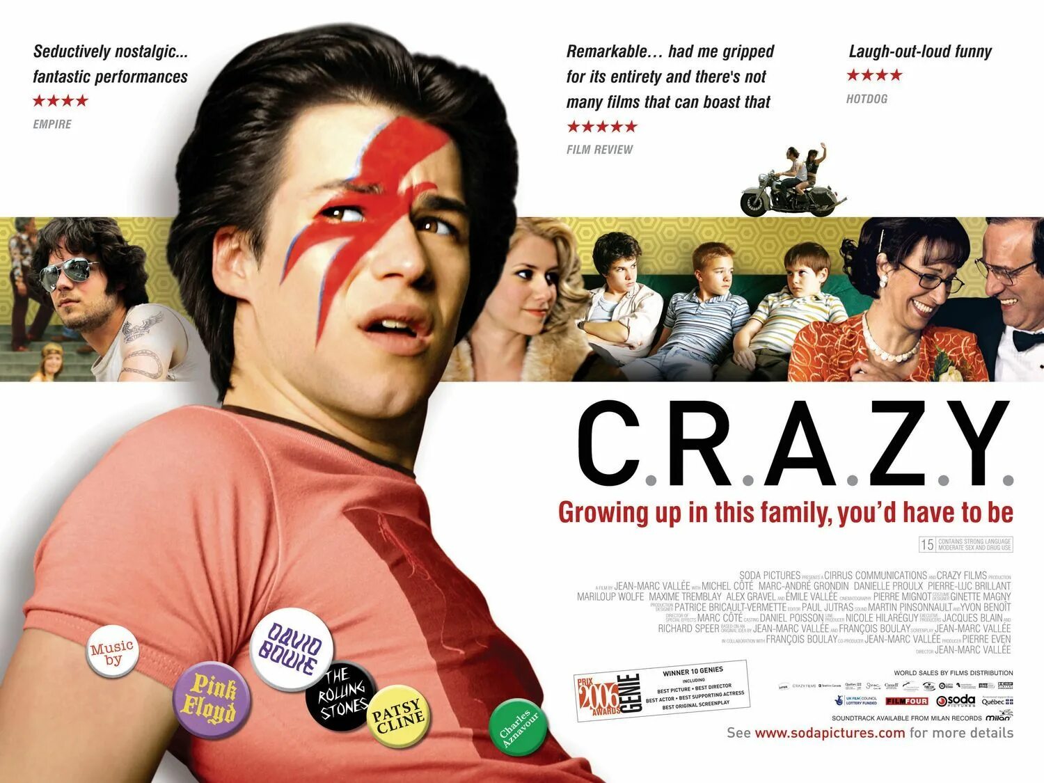 13 c a r d. «Братья c.r.a.z.y.» (2005, Канада). C.R.A.Z.Y. (2005).