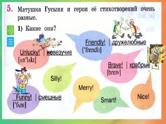 Храбрый на английском. Добрый и веселый на английском. Умный веселый на английском. Как на англ яз дружелюбный.