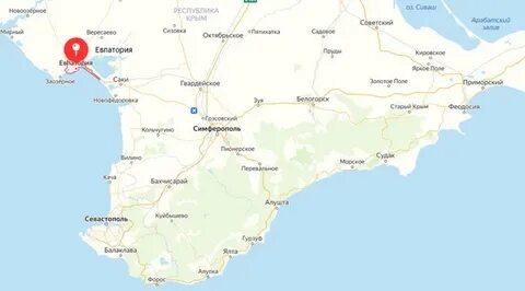 Москва евпатория расстояние