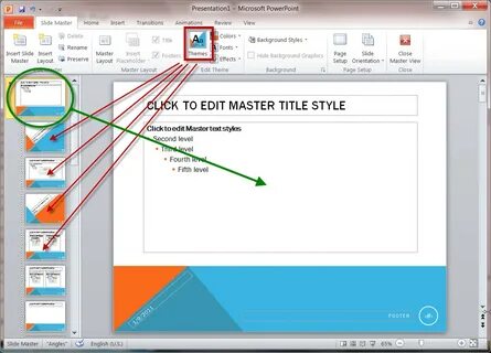 Меню microsoft powerpoint
