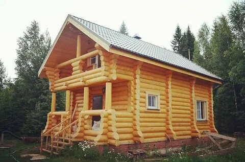 Производителей дом из бревна