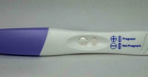 One Pregnancy Test Positive One Negative