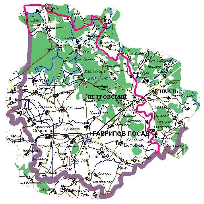 Гаврилово посадский муниципальный район ивановской области. Карта Гаврилово-Посадского района Ивановской области. Карта Гаврилово-Посадского района. Карта Гав Посадского района Ивановской области. Карта Гав Посадского района Ивановской обл.