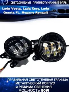 Светодиодные противотуманки гранта