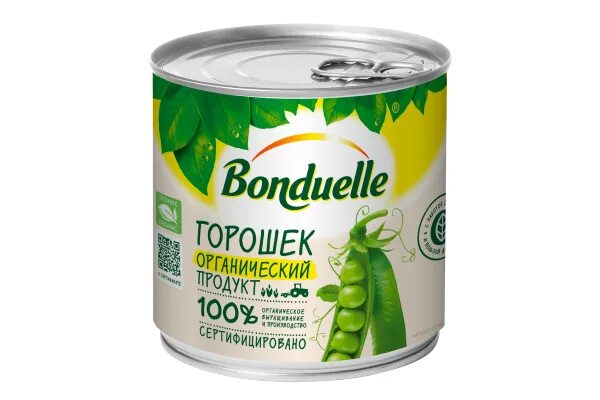 Горошек Bonduelle зеленый, 200 г (упаковка 12шт) - купить с доставкой по выгодны