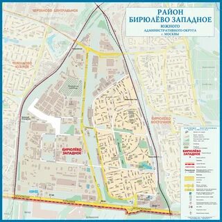 Карта москвы бирюлевская