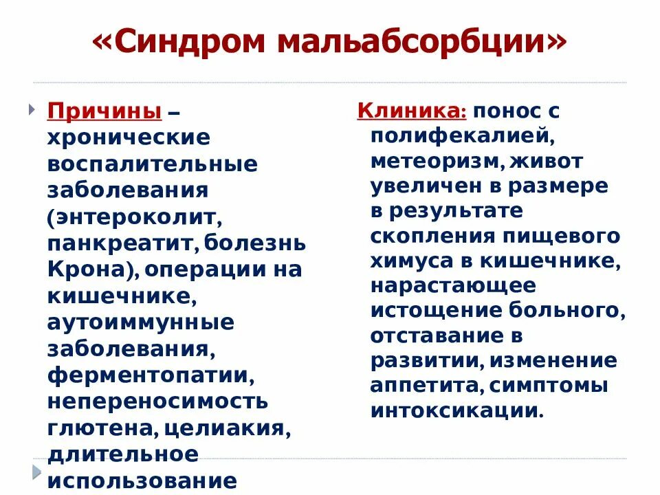 Синдром мальабсорбции что это такое. Синдром мальабсорбции у детей причины. Клинические признаки мальабсорбции. Мальабсорбция клинические проявления. Основные проявления синдрома мальабсорбции.