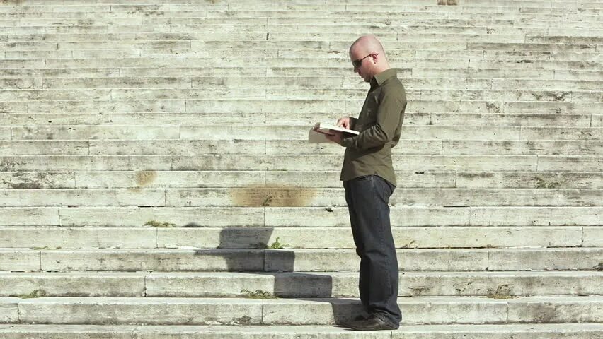 Reading walking. Reading walking