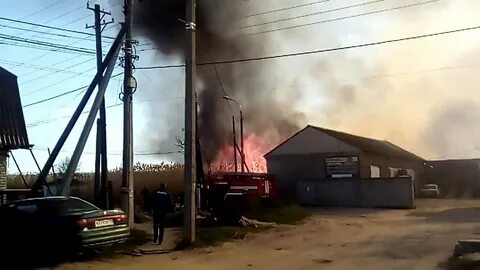 Пожар в кировском районе