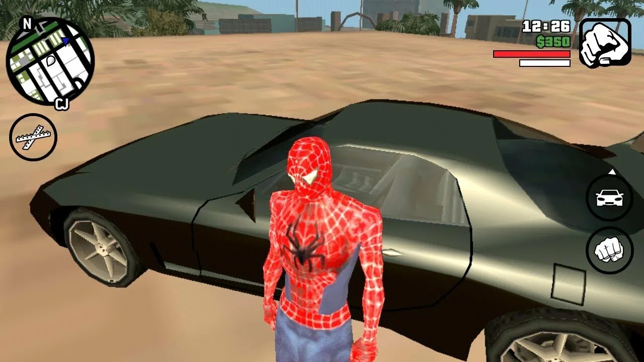 Гта сан мод на человека паука. GTA San Andreas Spiderman. Человек паук ГТА Сан андреас. Моды человек паук GTA San Andreas Android. ГТА са мод на человека паука.